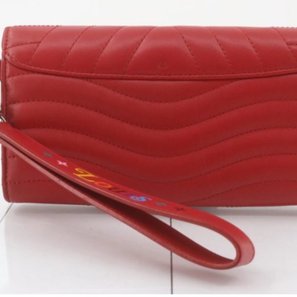Louis Vuitton Red Wristlet - Picture 9 of 10